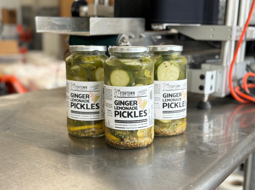 Ginger Lemonade Pickles